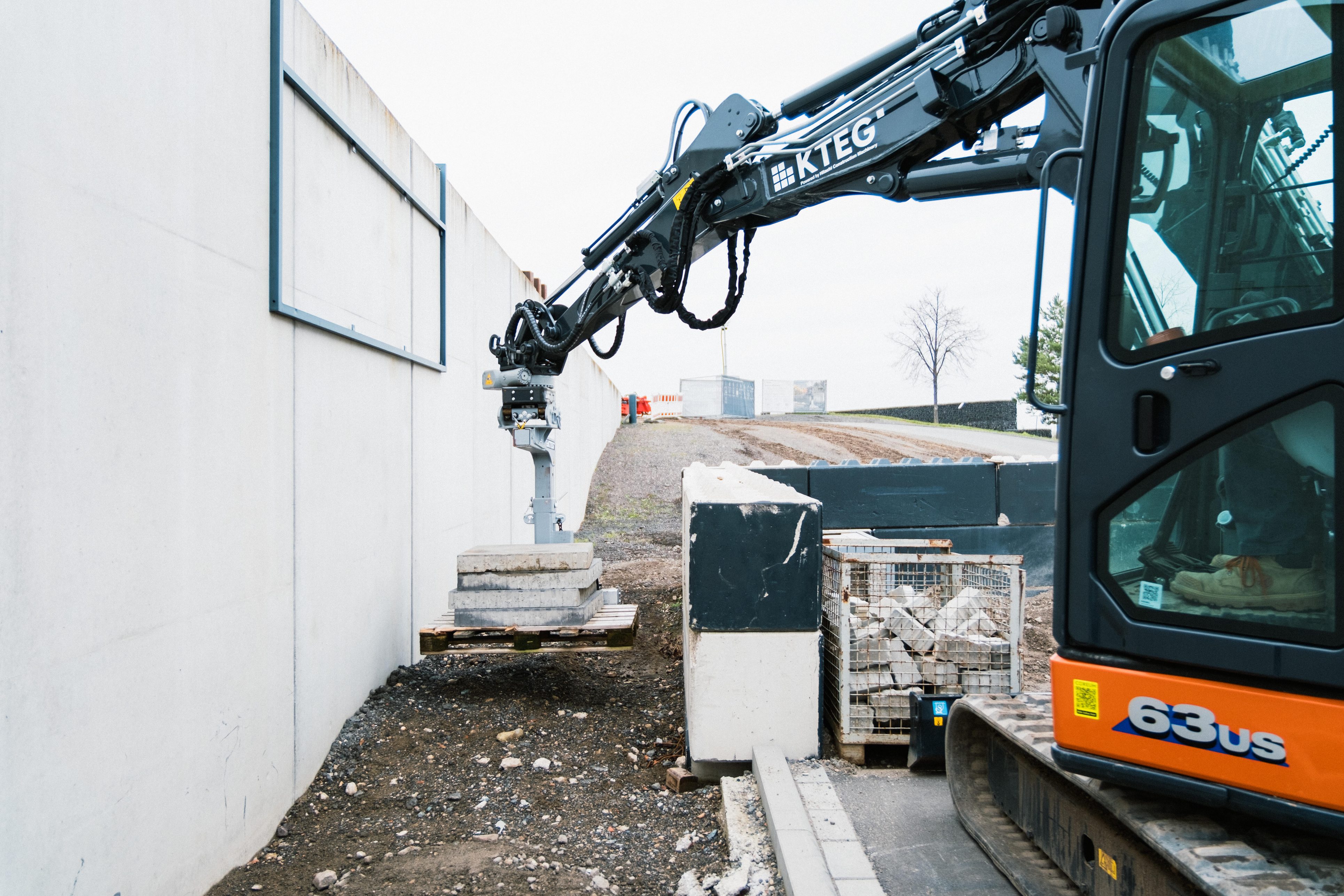 KTEG P-Line – Powerfork Kranpalettengabel im Einsatz